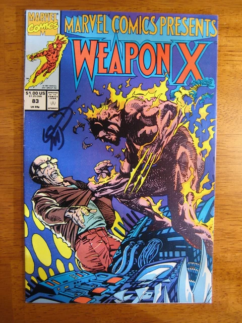 Wow! Marvel WEAPON X #83 **SIGNED BY COVER ARTIST ERIK LARSEN!** COA
