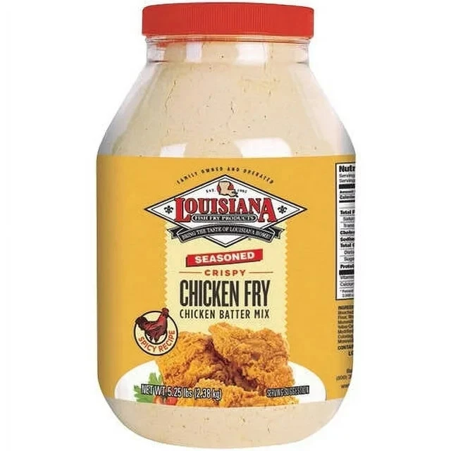 LOUISIANA FISH FRY Products Seasoned Crispy Chicken Fry Chicken Batter