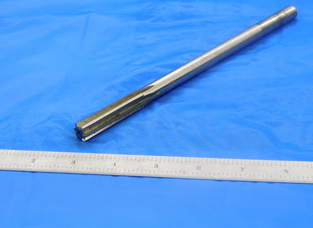 .4973" Od Hss Chucking Reamer 7/16" Shank 6 Fl .4973 1/2 .5000 -.0027 Undersize