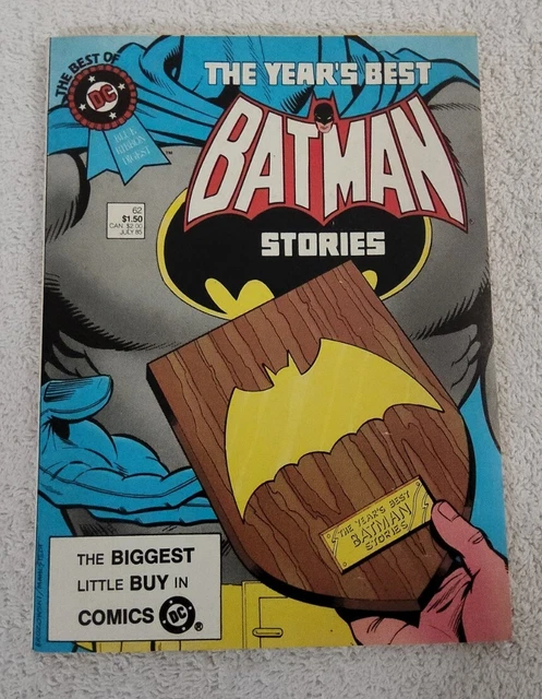 1985 The Year's Best BATMAN Stories DC Comics Blue Ribbon Digest #62 PB