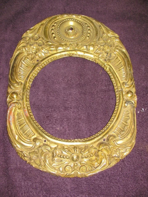 Original Antique Morbier Dial & Pressed Bezel Or Surround With Dial #13 Original Antique Morbier Dial & Pressed Bezel Or Surround With Dial #13