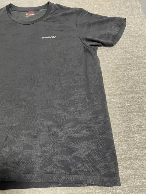 KARBON SHIRT MEN'S Size XXL Quick Dry Short Sleeve Shirt Black Camo $9. ...