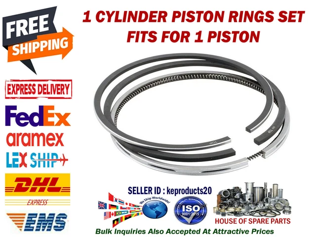 PISTON RINGS SET 85.5mm FITS FOR VW BEETLE MAHLE TYPE BUG 311198169AMA