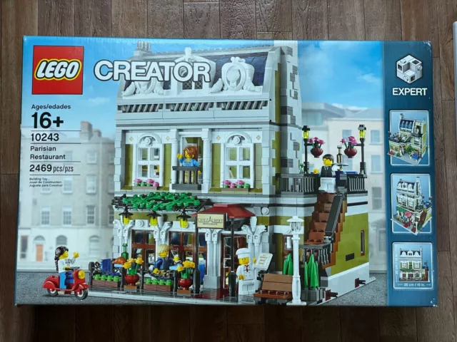 LEGO Creator Expert: Parisian Restaurant (10243), New Condition, Open box,