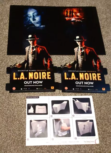 L.A. NOIRE - Promo Shop Display - PS3/XBOX 360