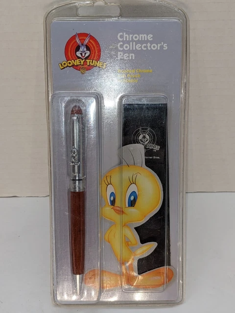 TWEETY BIRD VINTAGE 1998 Looney Tunes Chrome Collectors Pen..ORIGINAL UNOPENED