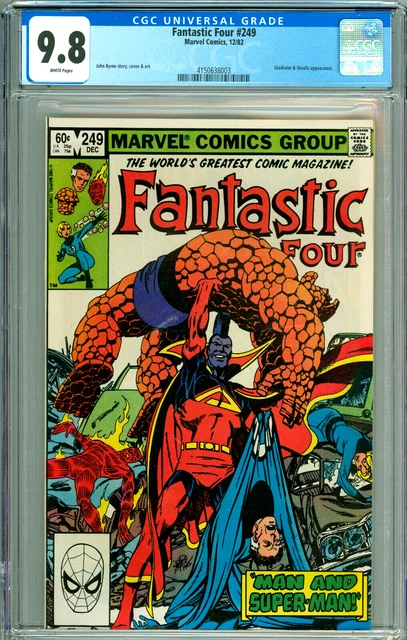 FANTASTIC FOUR 249 CGC 9.8 WP DR. DOOM INHUMANS Bronze Age MARVEL COMICS 1982