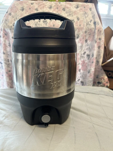 Bubba Keg 384 oz Stainless 3 Gallon Keg Water Cooler Picnic Black Tailgating BBQ