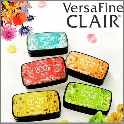 Tsukineko VersaFine Clair Pigment Ink Pad Archival Waterproof Fine Detail