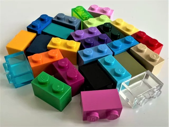 Lego Brick 1 x 2 (3004) – Packs of 20 - Various Colours Available