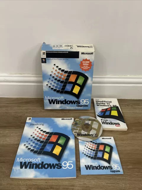 Microsoft Windows 95 Big Box PC - Complete With Disc