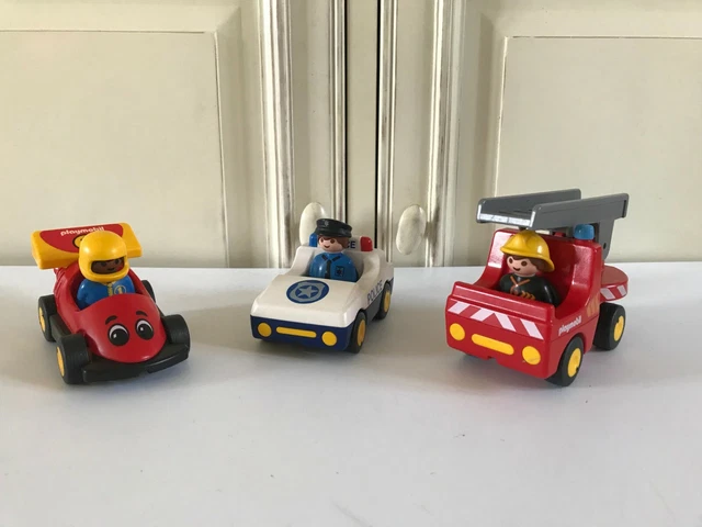 Playmobil Marche PLAYMOBIL VIEUX EXTINCTEUR Pompier Voiture Camion