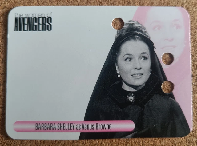 Women of the Avengers Unsigned Barbara Shelley PROOF Autograph card WABS