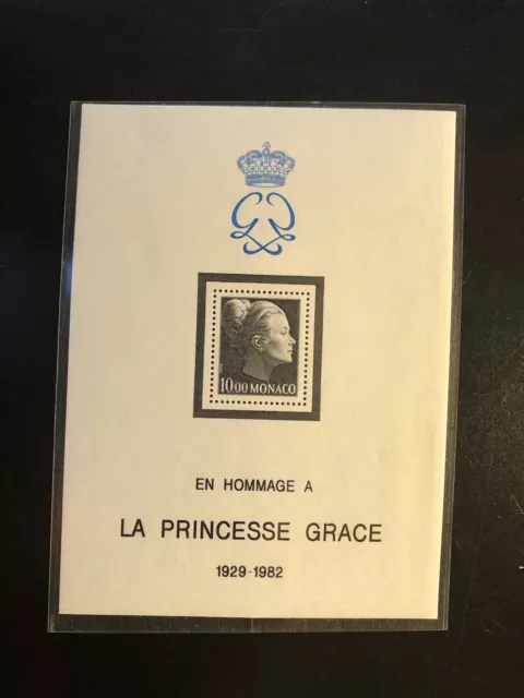 INTERNAT’ COMM’ STAMP SHEET: Princess Grace, The Princess From America, 1983