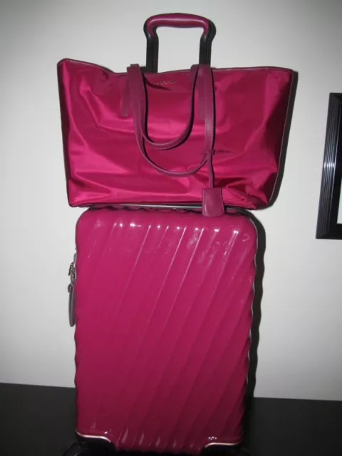 Tumi Luggage Set-19 Degree Carry-on Spinner & Matching Voyageur Travel Tote, NWT