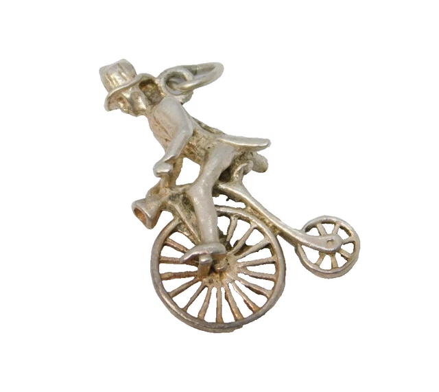 Spilla Steampunk Bicicletta Penny Farthing In Rame – The Prisoner #JP46, Captain Cumberpatch