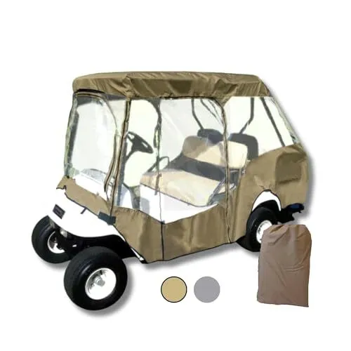 Formosa | 4 Person Golf Cart Driveable Enclosure Rain Cover Short Roof 58" Ezgo,