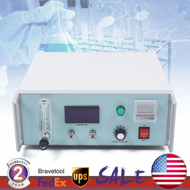 Ozone Generator Ozone Therapy Machine 2g/h Medical Lab Ozone Generator Maker US