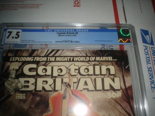 Captain Britain #8 Cgc 1985 Meggan Excalibur X-Men Psylocke Movie