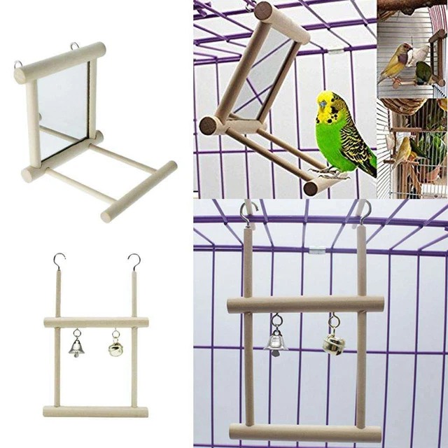 2 Stück Sittich Nymphen sittich Conure Lovebird Vogel Schaukel Papagei Käfig