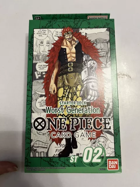 One Piece Starterdeck Englisch ST02 schlechteste Generation Neu