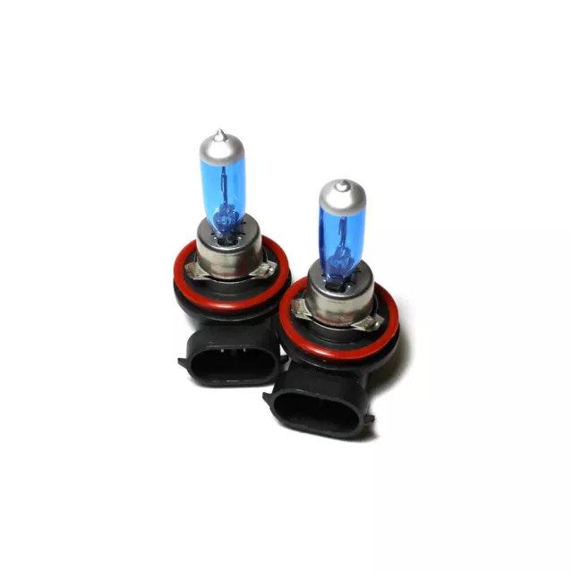 2x H11 711 100w Super White Xenon HID Upgrade Headlight Headlamp Bulbs Pair 12v