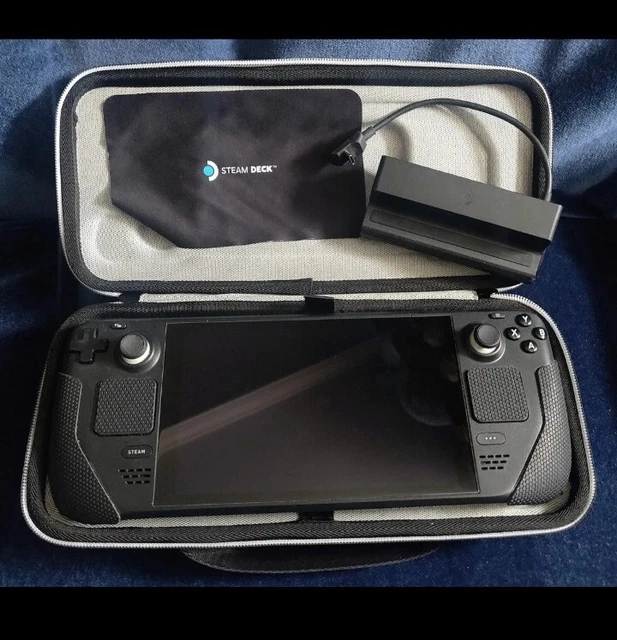 (FASTSHIP) VALVE STEAM Deck 512GB & Official Charger, Carrying Case