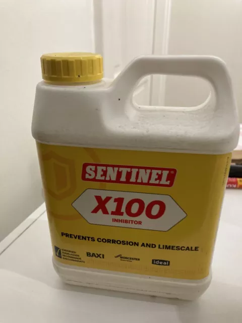 SENTINEL X100 CENTRAL HEATING SYSTEM CORROSION INHIBITOR 1 L SCALE