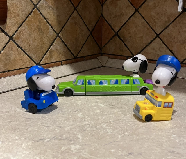 SNOOPY MC DONALDS 2006 Happy Meal Lotto da 5 pezzi