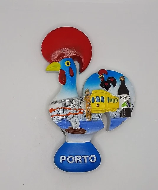 Magnete Calamita Resina Frigo  Souvenir Fridge Magnet Porto Portogallo