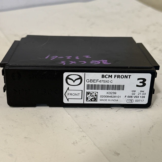 2019 MAZDA CX5 Bcm Body Control Module Computer Oem Gbef675X0C $260.00 ...