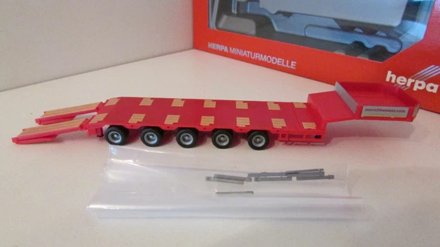 Set Ruote Per Rimorchio Goldhofer Herpa 53273 HO 1:87 (21 Pezzi) Diametro 9mm