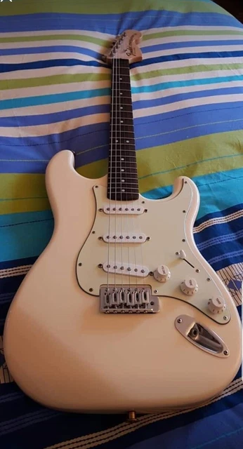 FENDER Squier Deluxe STRATOCASTER modificata RELIC CUSTOM SHOP, PICKUP FENDER