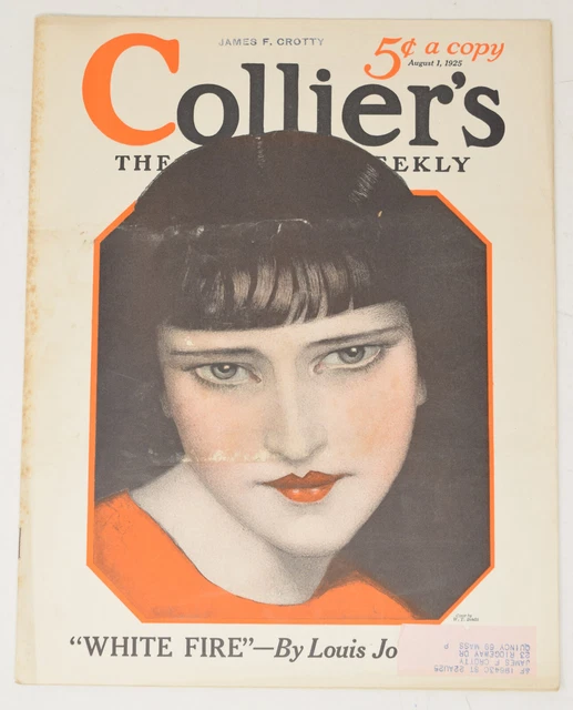 COLLIERS WEEKLY MAGAZINE August 1 1925 Coca Cola Goodrich Tires Ad £15.48 PicClick UK