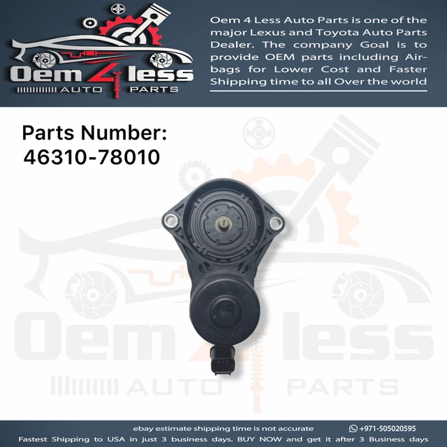 TOYOTA CHR ELECTRONIC Parking Brake Actuator 2018 OEM 4631078010 155.