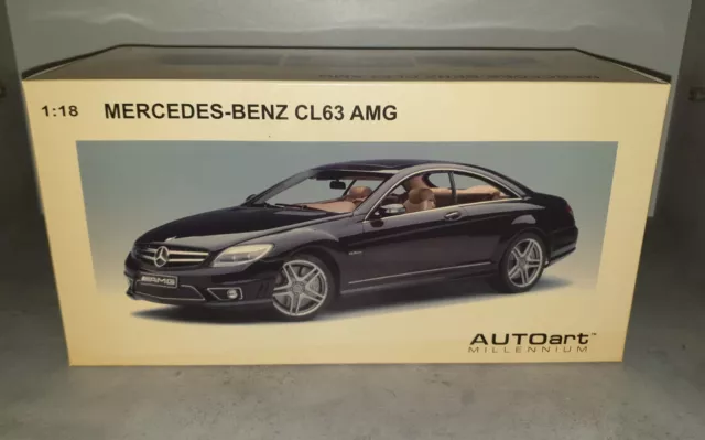 MERCEDES-BENZ, DB, CL 63 AMG, 1/18, AUTO-ART, Schwarz-Metallic, mit OVP, AAT 761