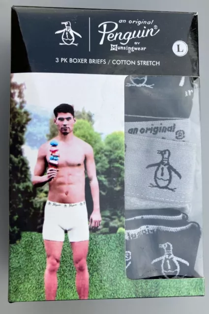 3 Pack Original Penguin Mens Boxer Shorts Briefs Jersey Trunks Boxers Underwear