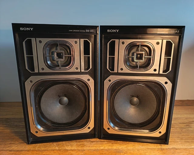 SONY SS-A3 SPEAKERS Used Working Cosmetic Wear £25.00