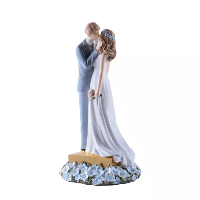 Brautpaar Figuren Tortenfigur Hochzeitspaar Tortenaufsatz Tischdeko 21cm