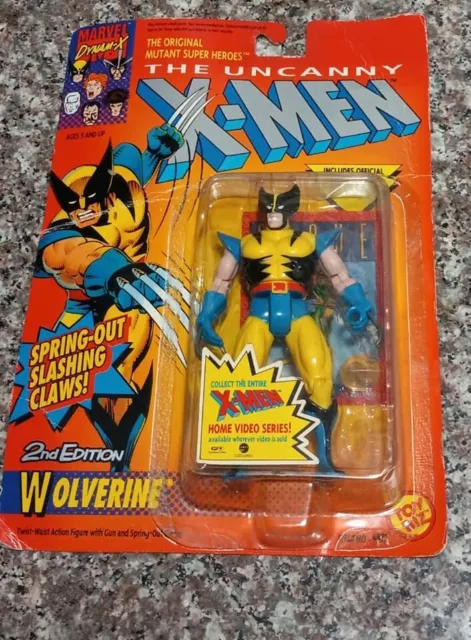 Marvel X-Men WOLVERINE 2nd Edition by ToyBiz Vintage 90’s Action Figure *Sealed*