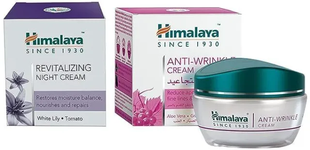 Himalaya Herbals Crema de noche revitalizante y crema antiarrugas para todo...