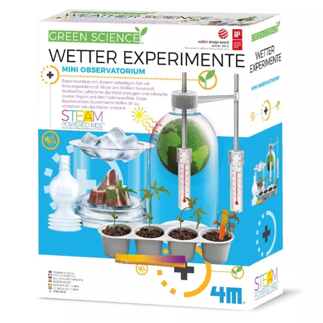 Green Science - Wetter Experimente - Experimentierkasten 4M MINT