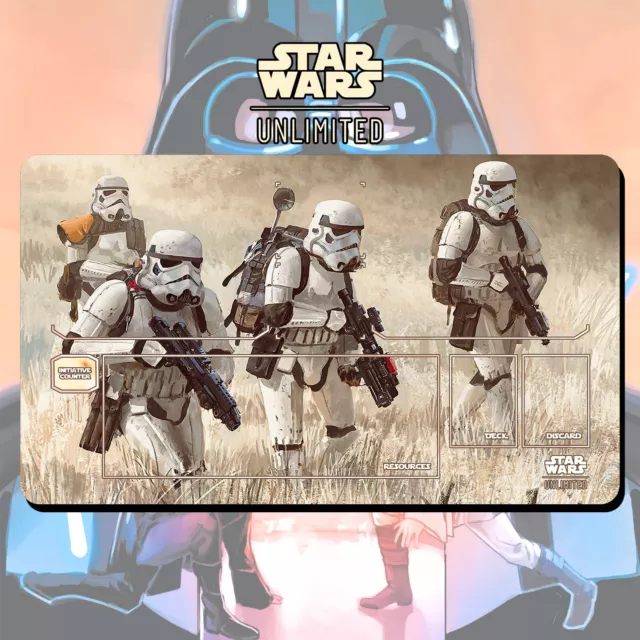 Playmat Stormtroopers deployed Star Wars: Unlimited Trading Card Game