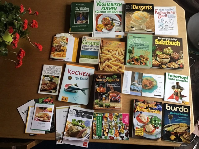 Kochbücher, Konvolut, guter Zustand,