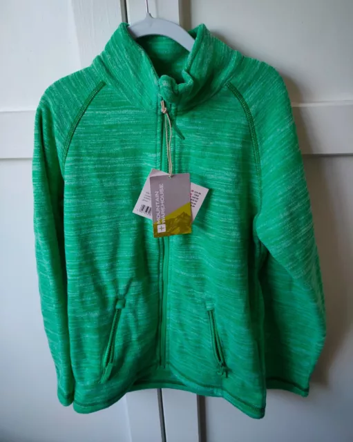 Girls Green Mountain warehouse zip up Top/Jumper age 7-8 years. New