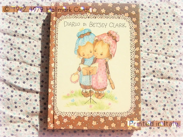 🌼 BETSEY CLARK Vintage 1980 RARO DIARIO scuola School Diary bambina ITALIA 1979