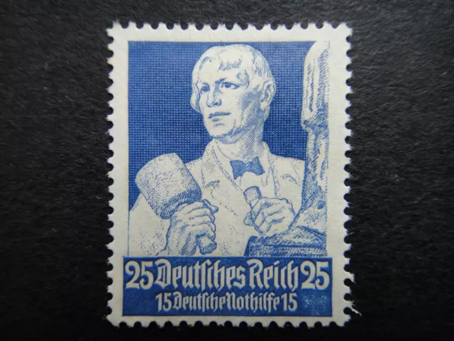 Germania nazista 1934 francobollo MNG scultore seconda guerra mondiale Terzo Reich Reich tedesco Deu
