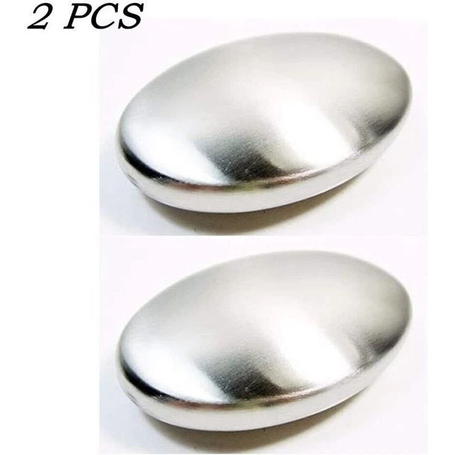 Set Stainless Steel Soap Odor Remover Bar Eliminating Hand Odor Dish Fish Garlic