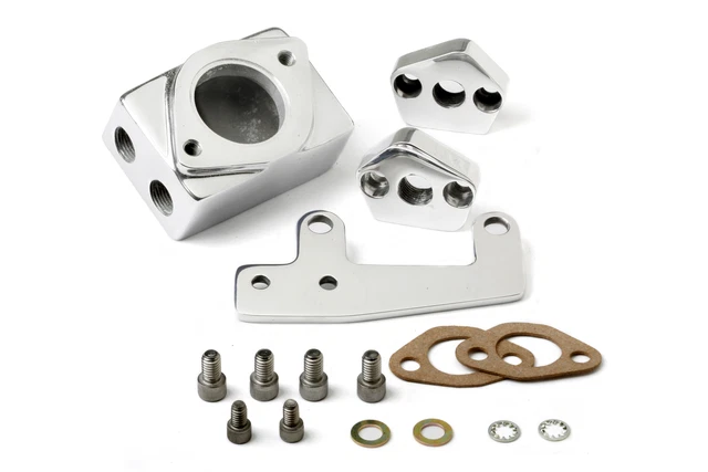 7132P Weiand 6-71/8-71 Supercharger Remote Thermostat Housing