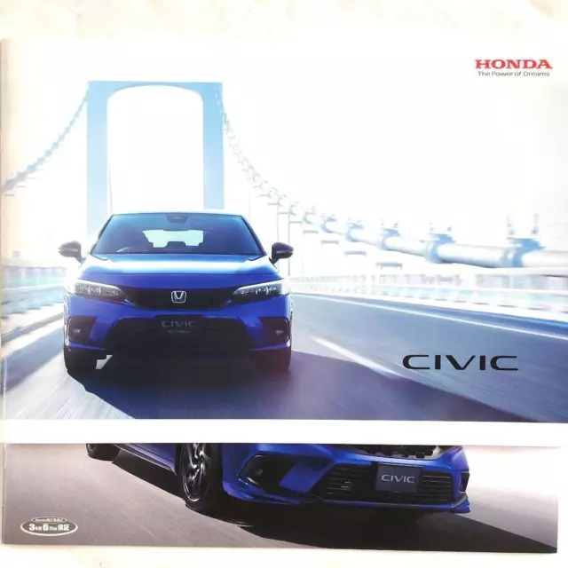 Honda Civic 11Th Generation First Half Fl 2022 Catalog Japan e3